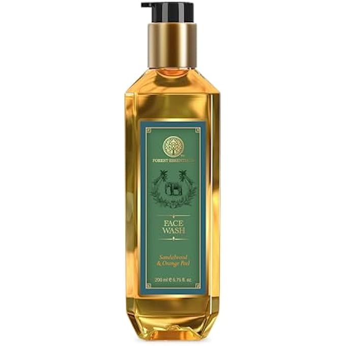 Forest Essentials FACIAL CLEANSER SANDALWOOD & ORANGE PEEL (2020) 200 ML - Image 1